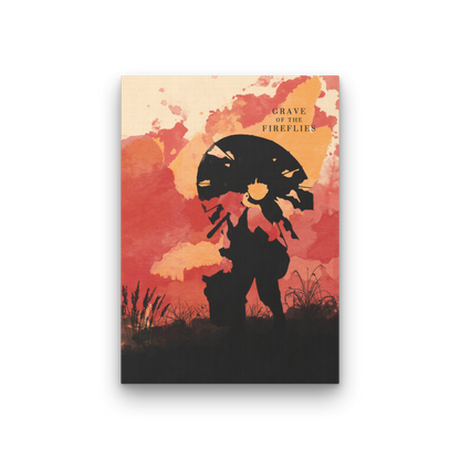 Grave Of The Fireflies Canvas