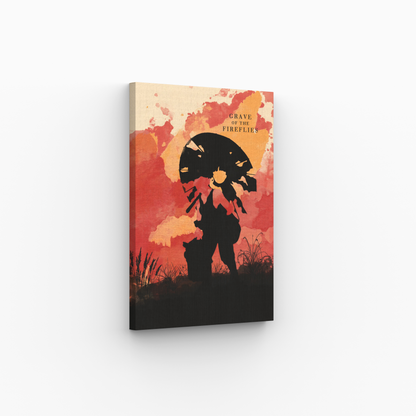 Grave Of The Fireflies Canvas