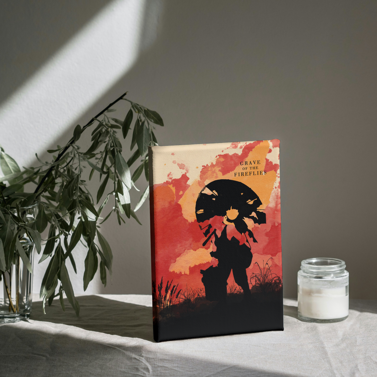 Grave Of The Fireflies Canvas